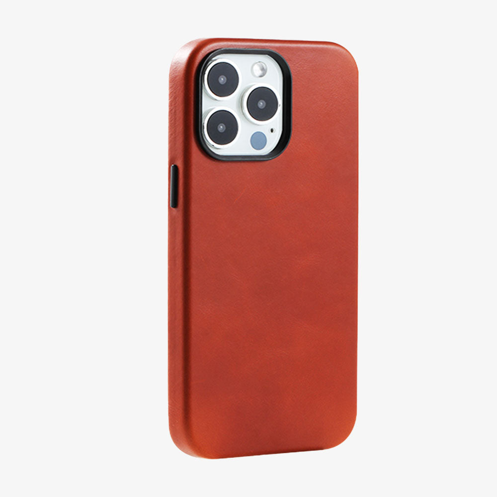 Læderetui til iPhone 15 Premium Slank Beskyttelsescover