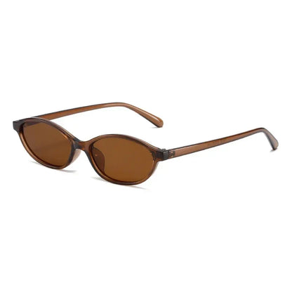 Leichte Damen Sonnenbrille – retro ovales Design, hochwertiger Kunststoff, für den Alltag 6