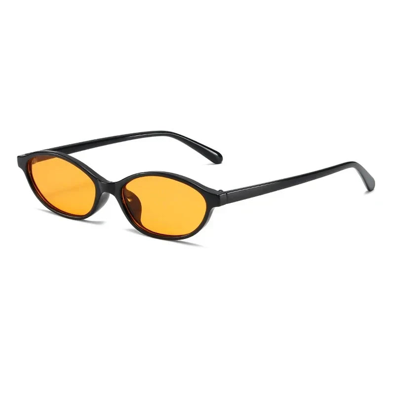 Leichte Damen Sonnenbrille – retro ovales Design, hochwertiger Kunststoff, für den Alltag 7