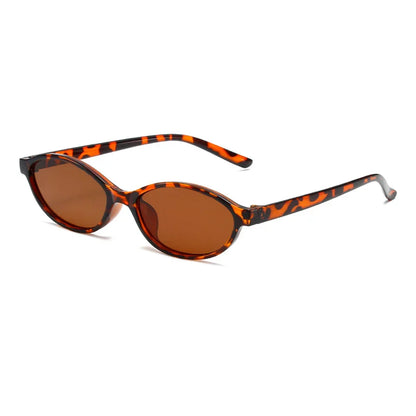 Leichte Damen Sonnenbrille – retro ovales Design, hochwertiger Kunststoff, für den Alltag 8