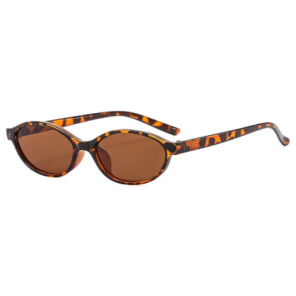 Leichte Damen Sonnenbrille – retro ovales Design, hochwertiges Material, für den Alltag 6