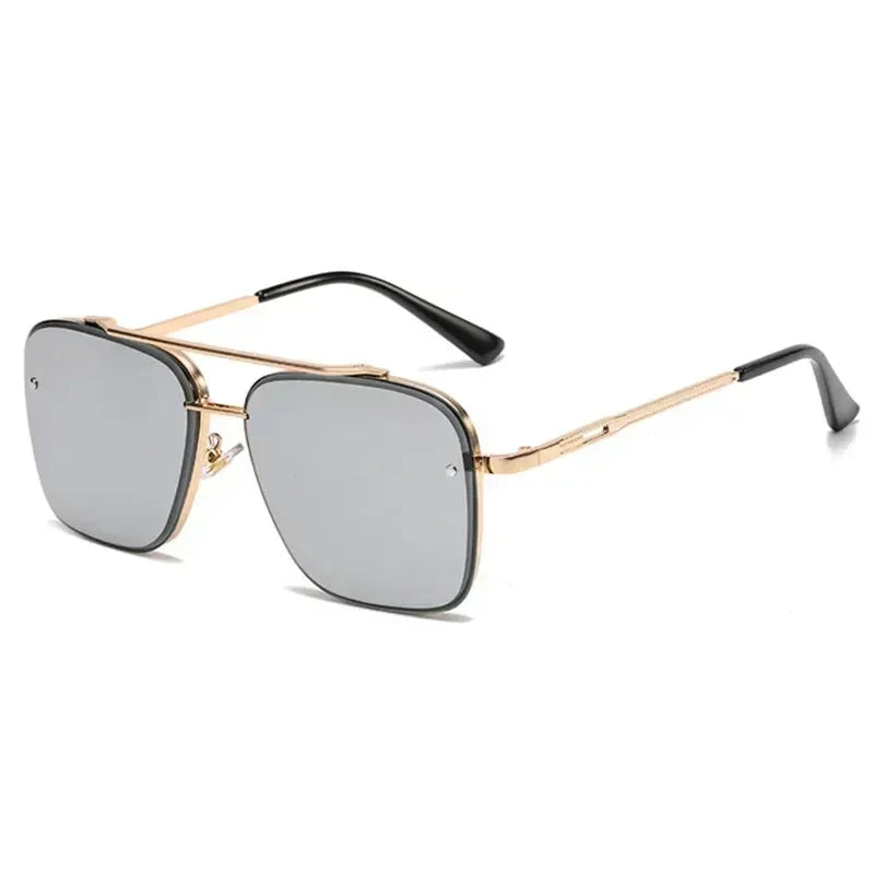 Leichte Herren Sonnenbrille – quadratischer Pilotenstil, UV400 Schutz, für den Alltag 8