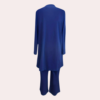 Leichtes und vielseitiges Damen Set – elegante Bluse, Hose und Cardigan, atmungsaktiv, für Sommer 2