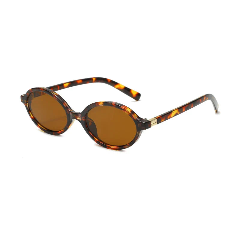 Leichtgewichtige Damen Sonnenbrille – ovales Leopardenmuster, UV-Schutz, für sommerliche Outfits 4
