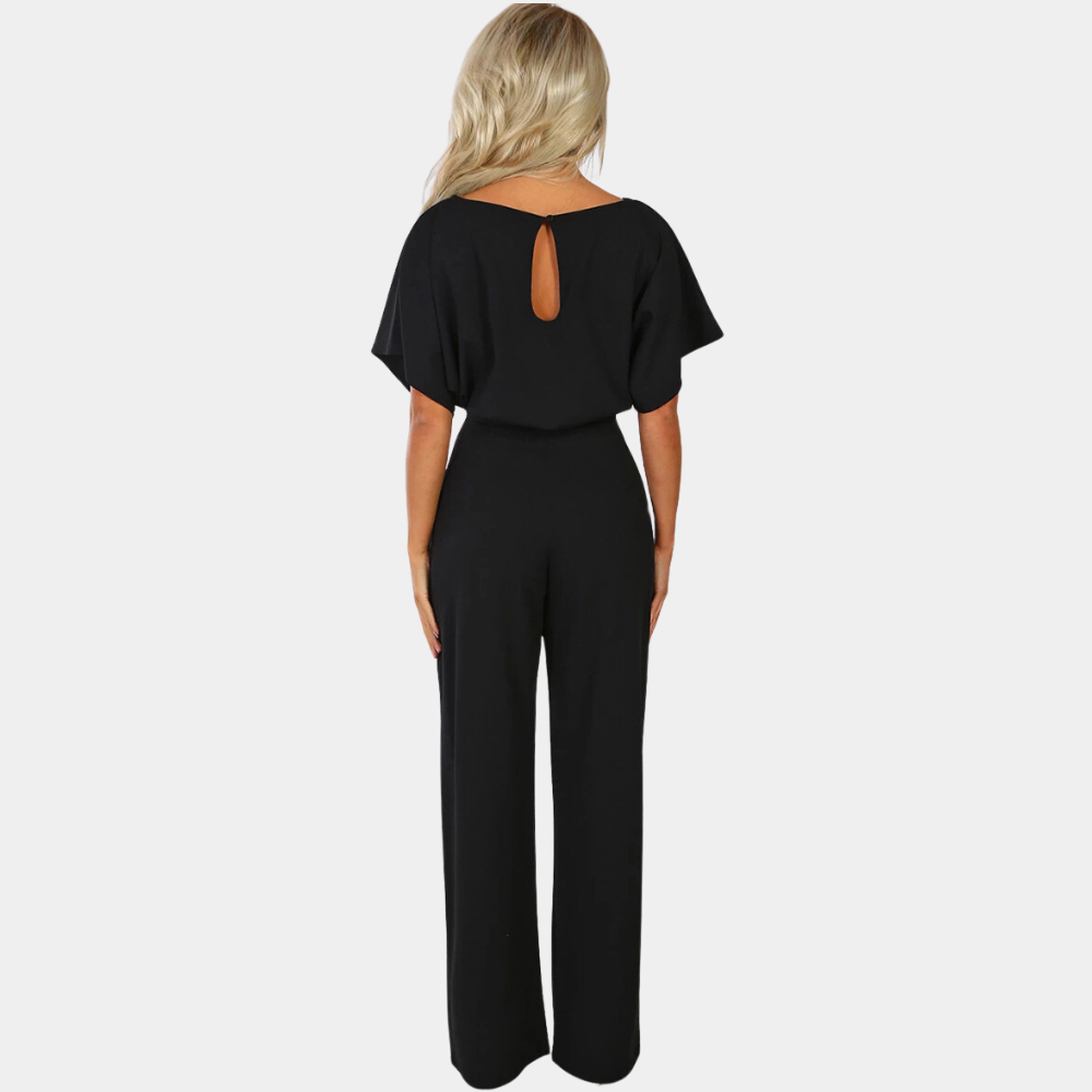Lightweight & flattering women’s jumpsuit – classic cut, breathable fabric, for any occasion 2