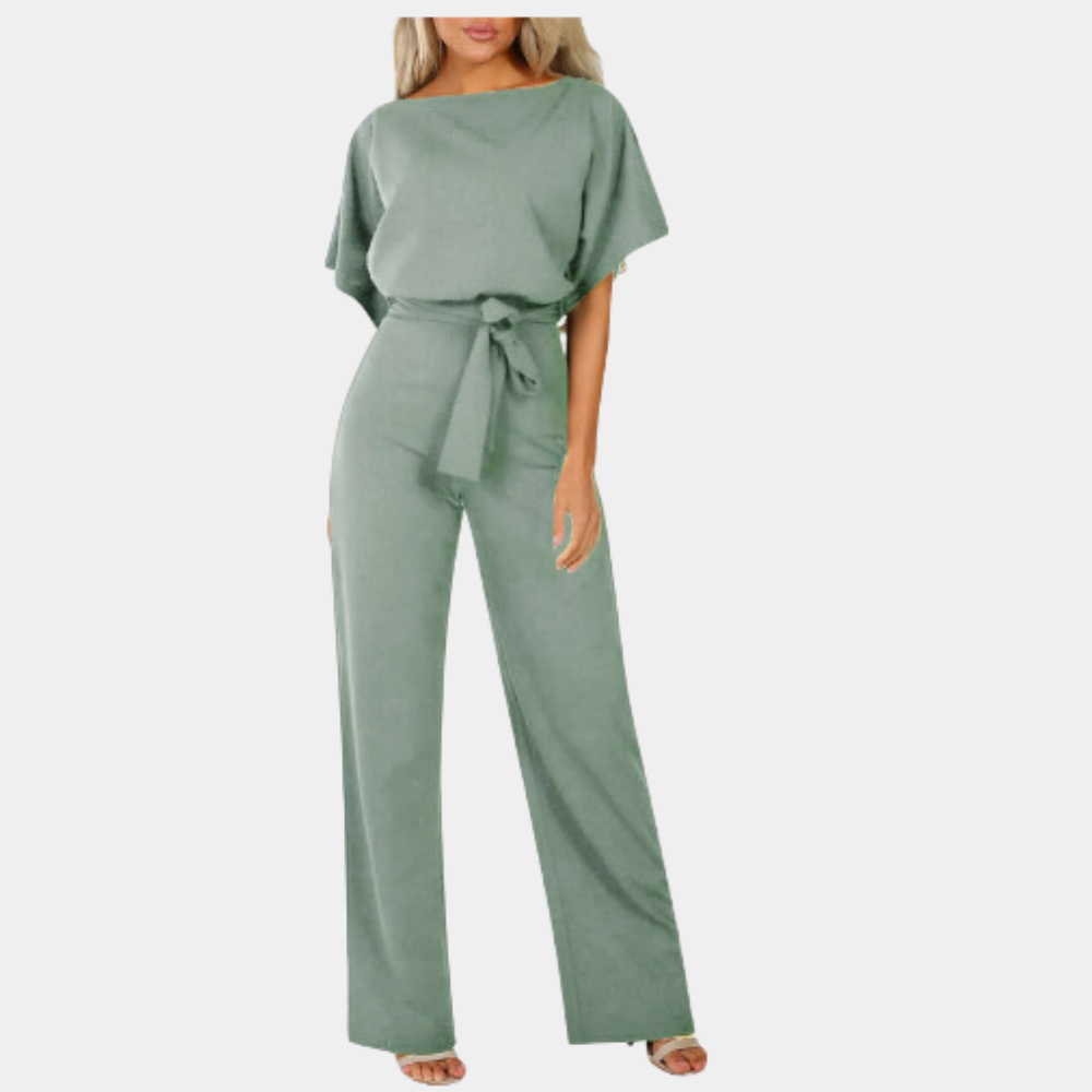 Lightweight & flattering women’s jumpsuit – classic cut, breathable fabric, for any occasion 4