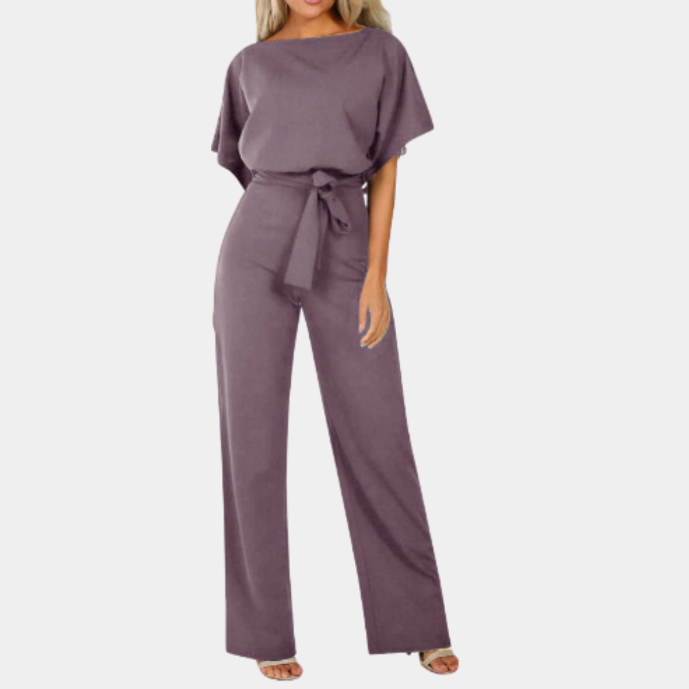 Lightweight & flattering women’s jumpsuit – classic cut, breathable fabric, for any occasion 6
