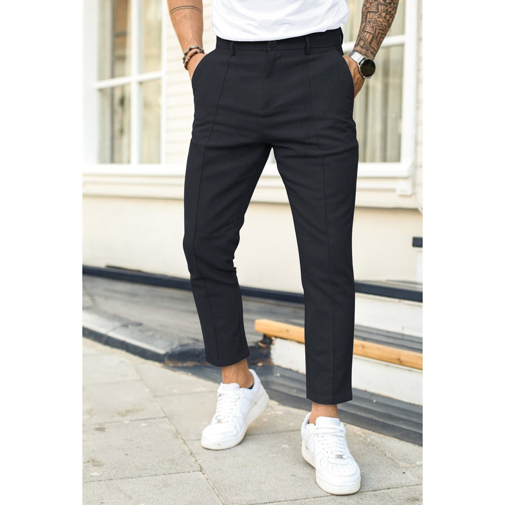 Lightweight & versatile men’s casual trousers – relaxed fit, soft fabric, for everyday wear 0