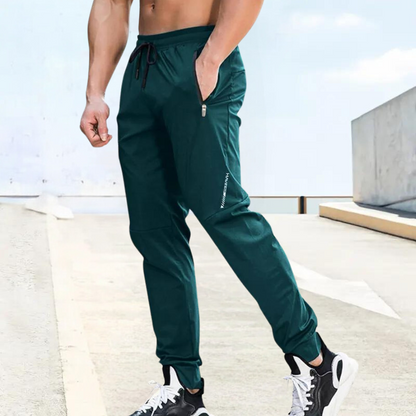 Lightweight men's athletic pants – relaxed fit, stretchy fabric, for summer activities 6
