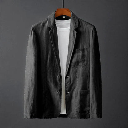 Lightweight men's blazer jacket – breathable fabric, for casual and formal occasions 2