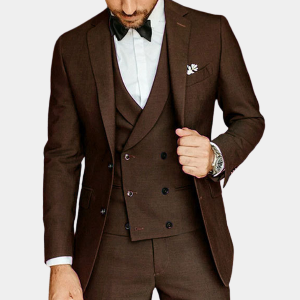 Lightweight men's suit – tailored fit, high-quality fabric, for summer weddings 1