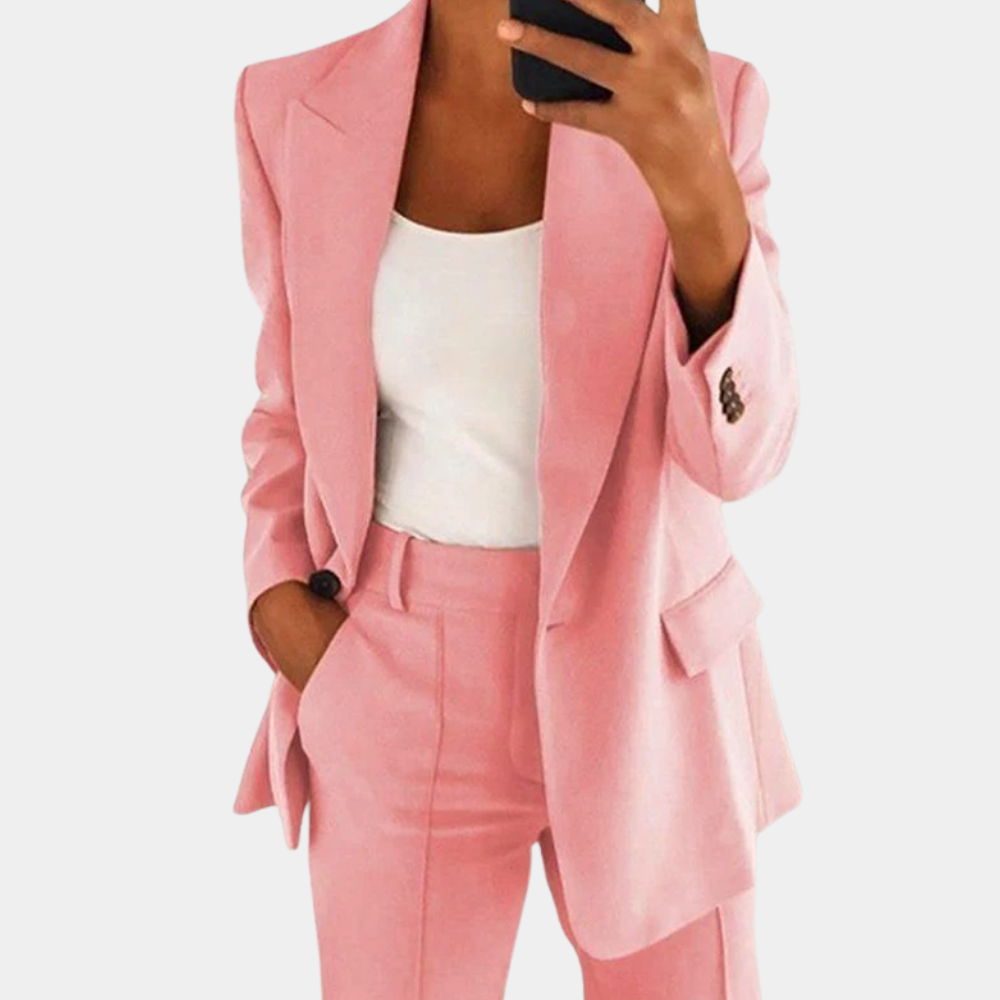 Lightweight women's blazer – modern fit, breathable fabric, for work or casual wear 6