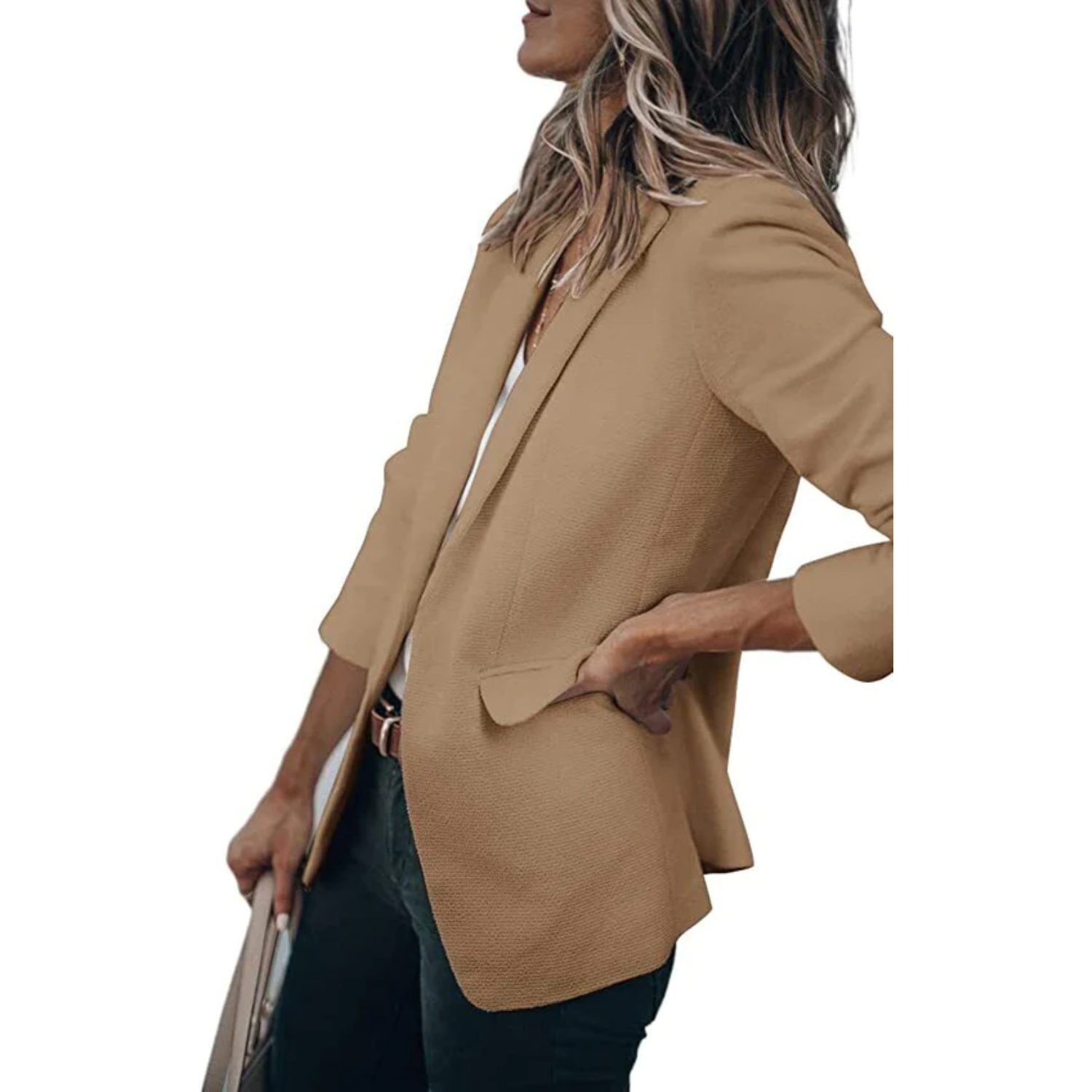 Lightweight women's blazer – tailored fit, durable fabric, for formal and casual occasions 11