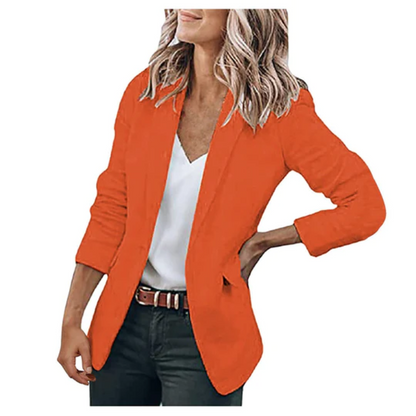 Lightweight women's blazer – tailored fit, durable fabric, for formal and casual occasions 14