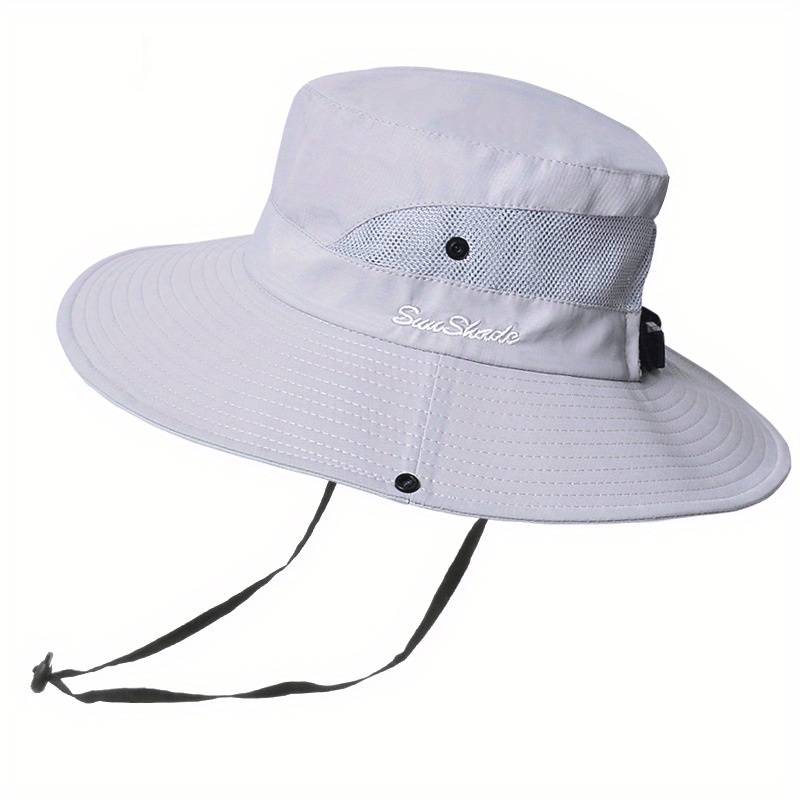 Lightweight women's sun hat – wide brim design, UV protection, for beach and outdoor activities 10