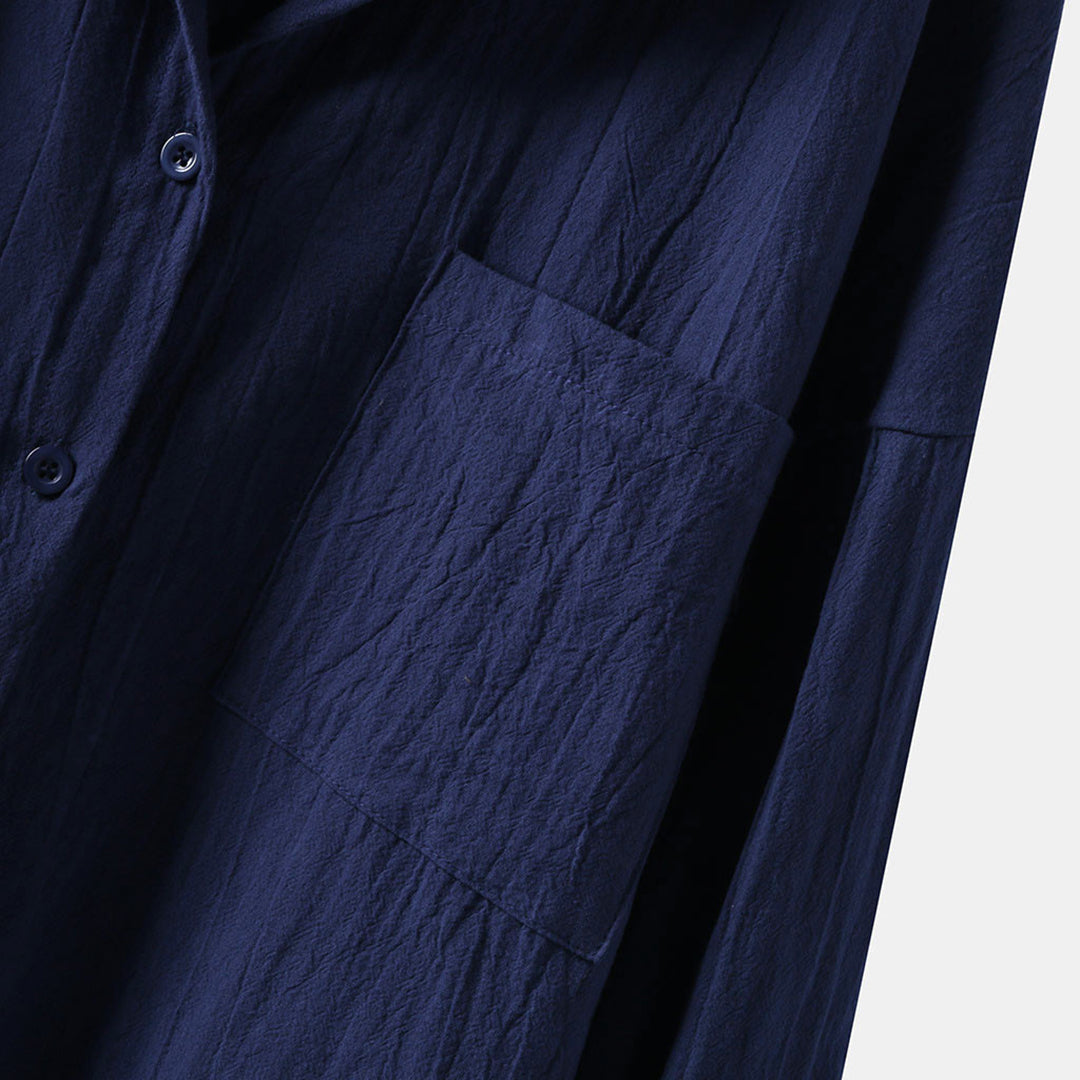 Luftige Damenbluse – lange Ärmel, hochwertiges Polyester, für Büro und Freizeit 5