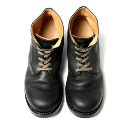 Supportive Men's Leather Boots - Lace-Up, Full-Grain
