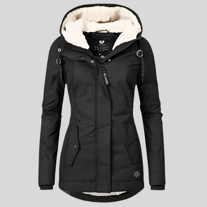 Waterproof Women's Parka - Long Hooded, Insulated Winter