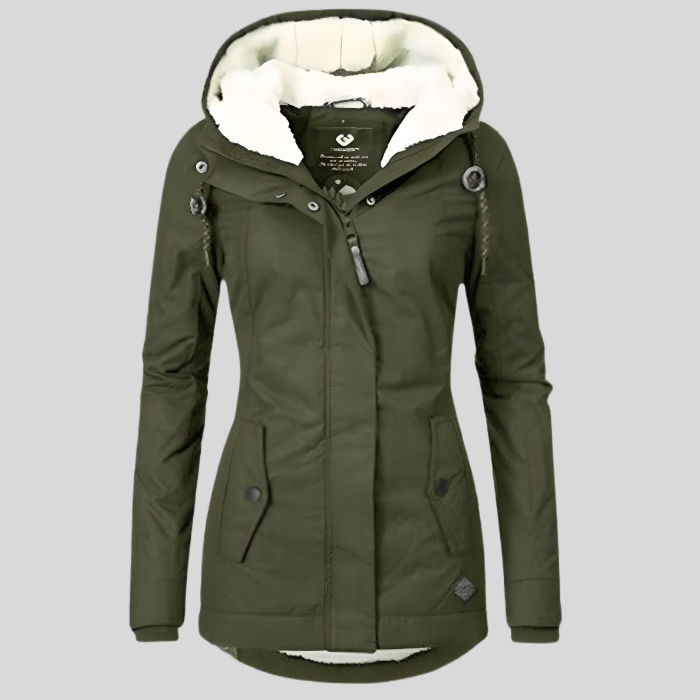 Waterproof Women's Parka - Long Hooded, Insulated Winter