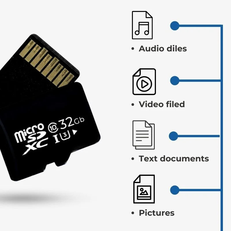 32GB MicroSDXC Card Fast 70MBs Read Full HD Recording