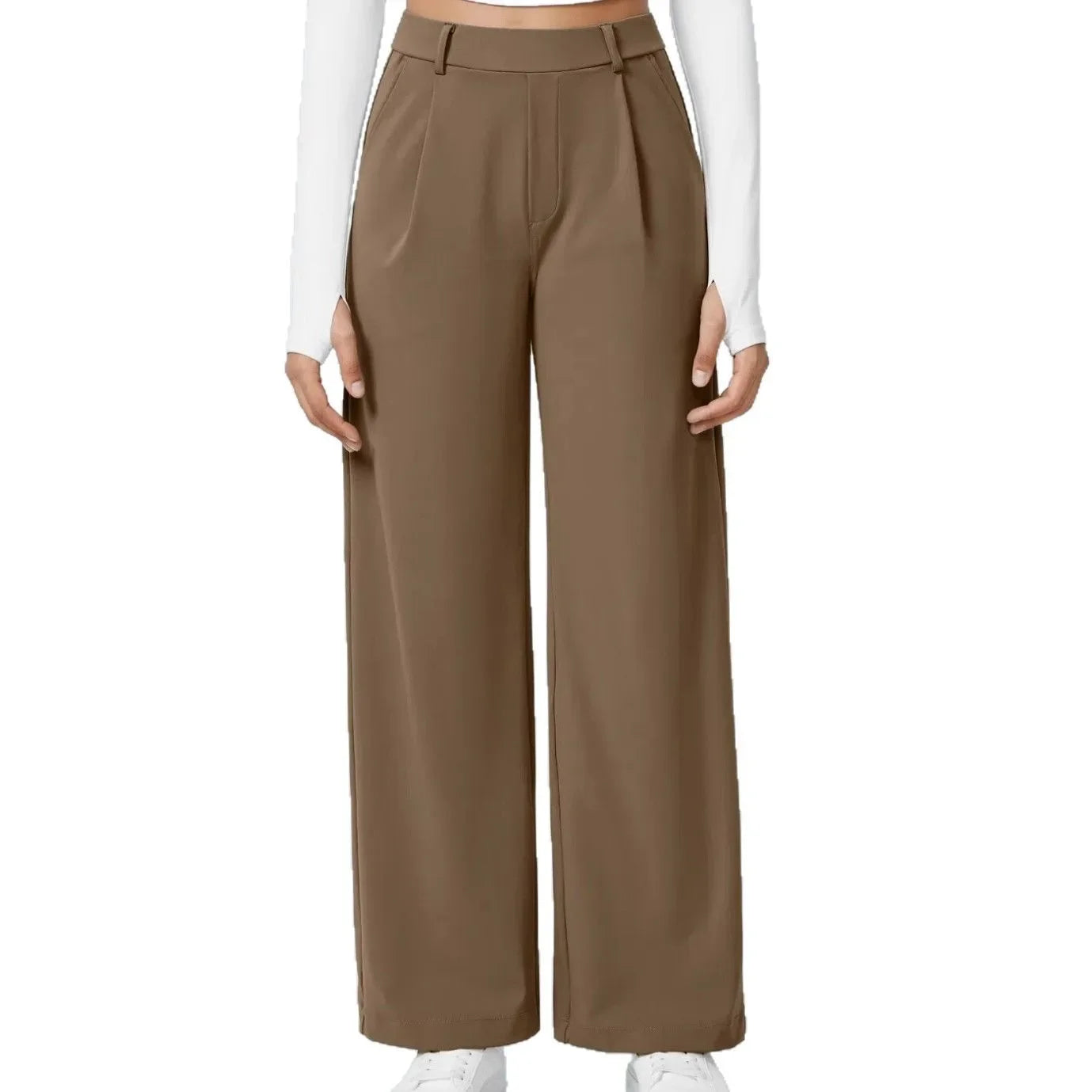 Men's Casual Pants Slim Straight Fit Outdoor Trousers with Multiple Pockets for Active Lifestyles 1