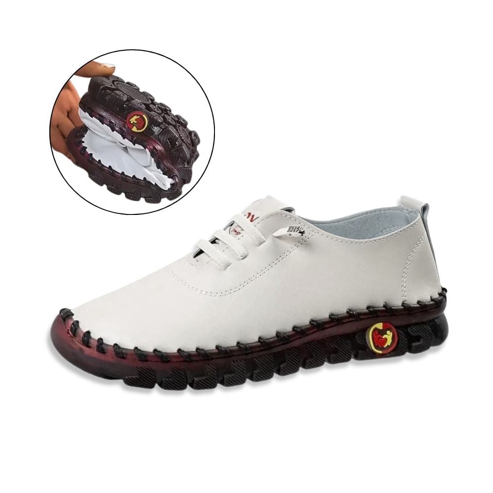 Flexible Leather Moccasins with Non-Slip Sole, Comfortable Slip-On Moccasin Shoes for Men and Women, Ideal for Daily Wear-2