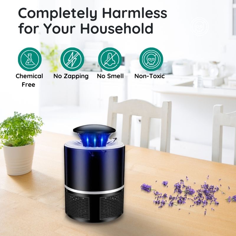 Portable Mosquito Trap - Eco-Friendly Chemical-Free Bug Control Solution for Home and Outdoor Use