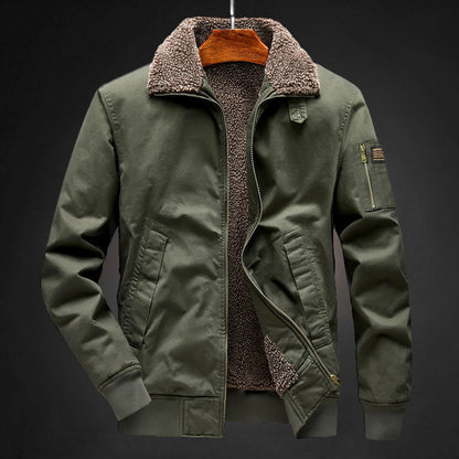 Chaqueta bomber aislante para hombre - Forrada con sherpa, para invierno