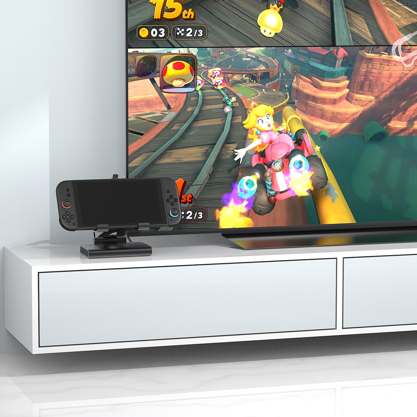 Estación de acoplamiento 100W con ventiladores dobles Dock de juego HDMI 4K