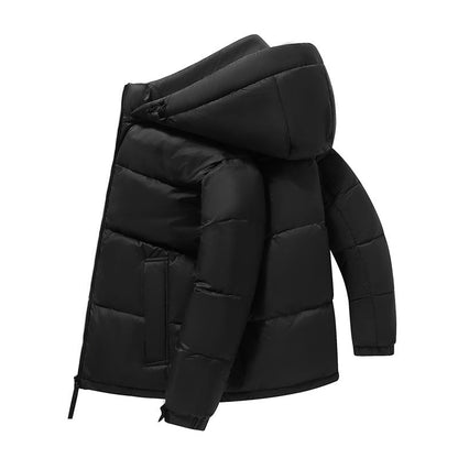 Isolerende herre dunjakke - boxy hofte, polyester, vinter