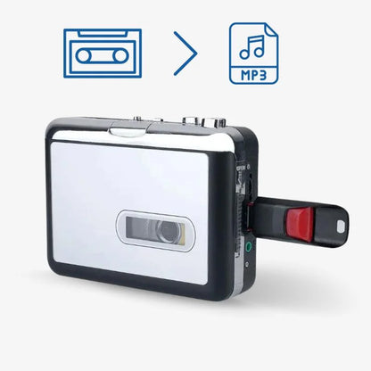 Kassette til USB-konverter bærbar bånddigitalisator MP3