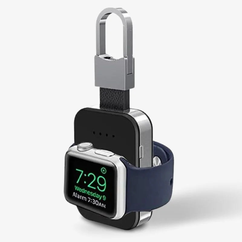 Bærbar Smartwatch Nøglering Oplader Kompakt Rejse Strøm