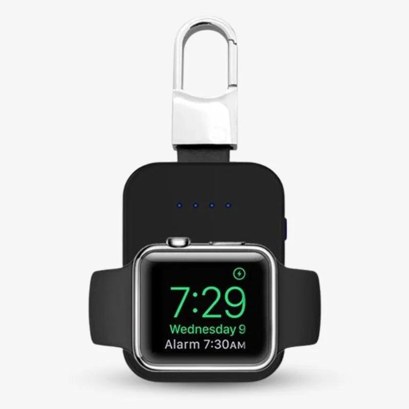 Bærbar Smartwatch Nøglering Oplader Kompakt Rejse Strøm
