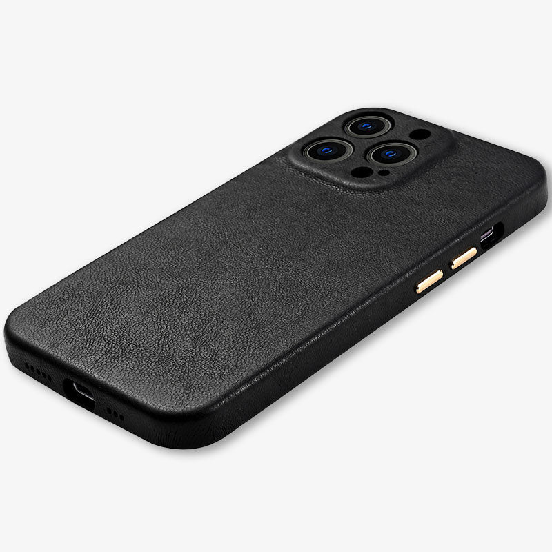 Custodia in pelle per iPhone 14 Pelle premium sottile protettiva