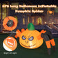 5ft Inflatable Pumpkin Spider with LED Lights – Spooky Halloween Yard Decor, Easy Setup for Outdoor Use