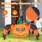 5ft Inflatable Pumpkin Spider with LED Lights – Spooky Halloween Yard Decor, Easy Setup for Outdoor Use