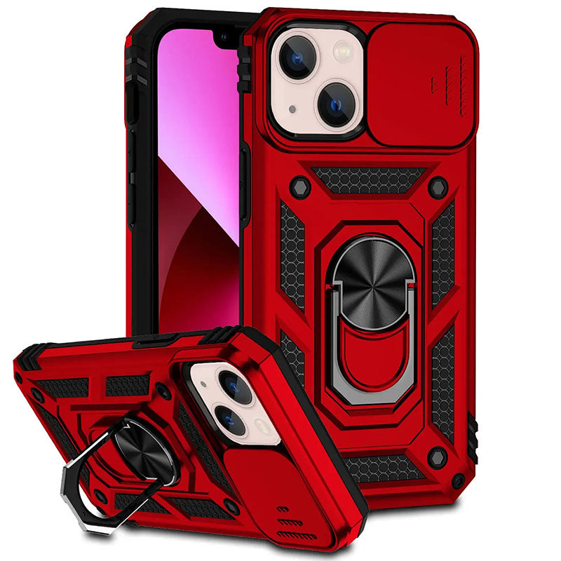 Magnetisk telefoncover robust ringfodstøtte Fall 2025