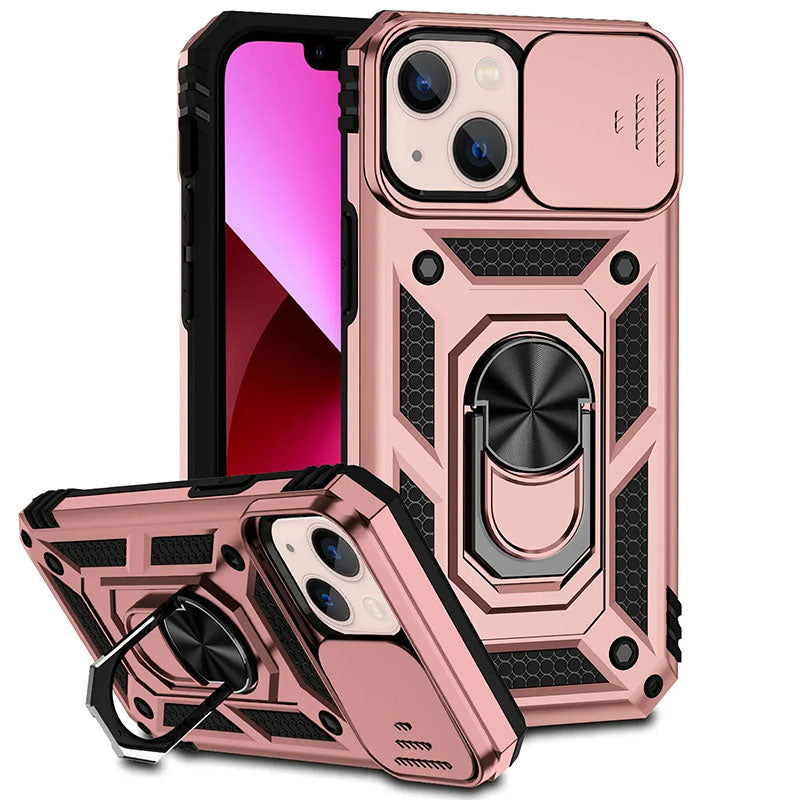 Magnetisk telefoncover robust ringfodstøtte Fall 2025