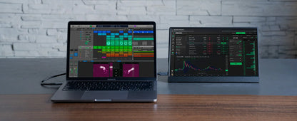 OLED 13,3 tommers bærbar skjerm 1 ms HDR 100 prosent DCI P3