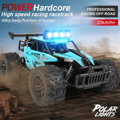 Remote Control Car Drift 1:16 Off Road Alloy Truck 2.4G Radio LED Lights High Speed Fall 2025 Gift For Kids