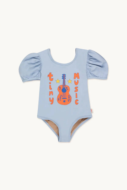 Lightweight unisex one-piece swimsuit - casual cut, nylon, beach & pool wear for kids