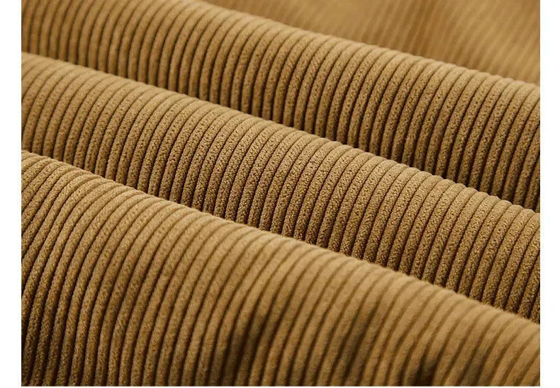 Insulating Mens Fleece Vest - Quilted Corduroy, Casual