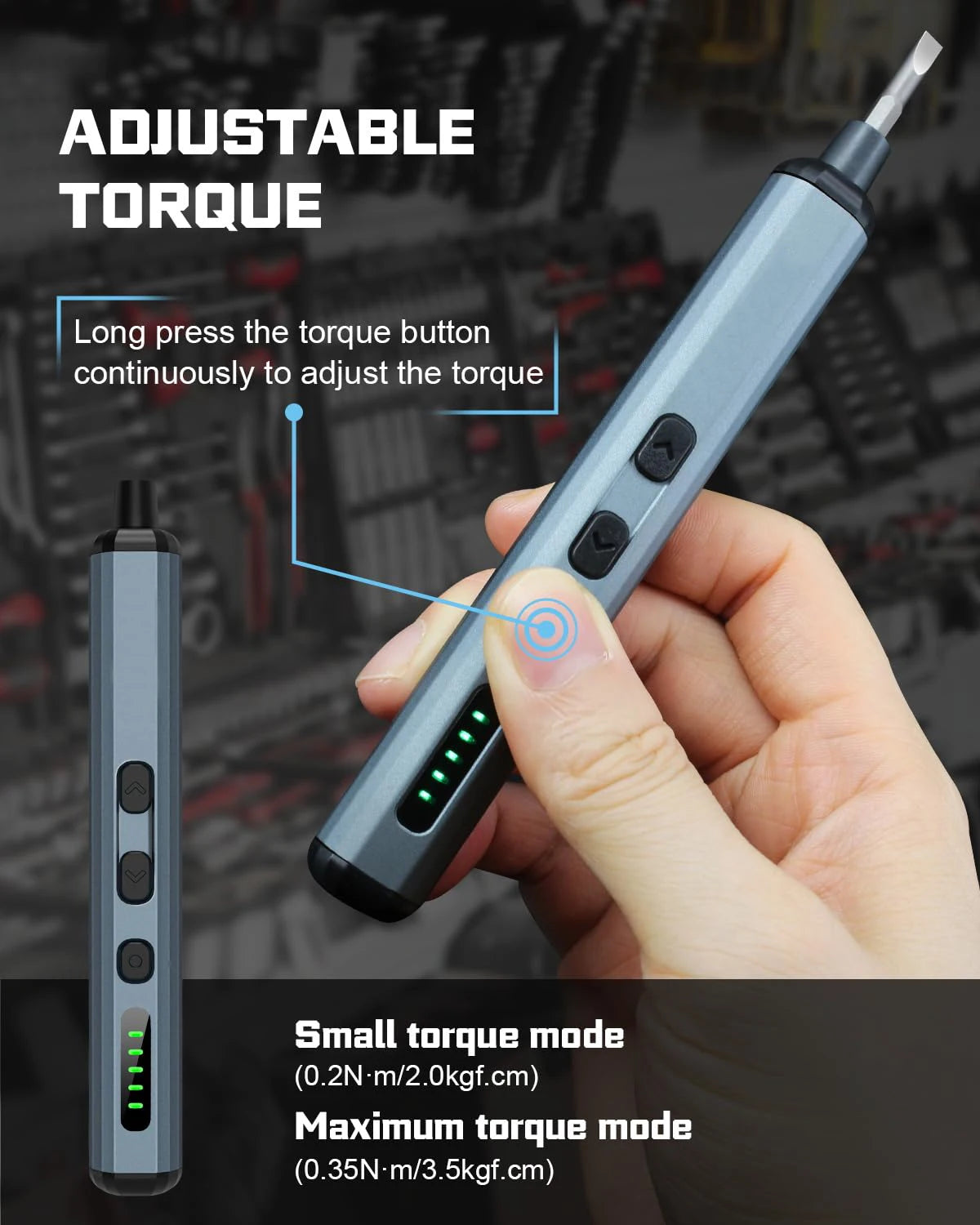 Precision Electric Screwdriver Set - 5 Torque Settings, Magnetic Bits, Home Tools for Electronics Repair