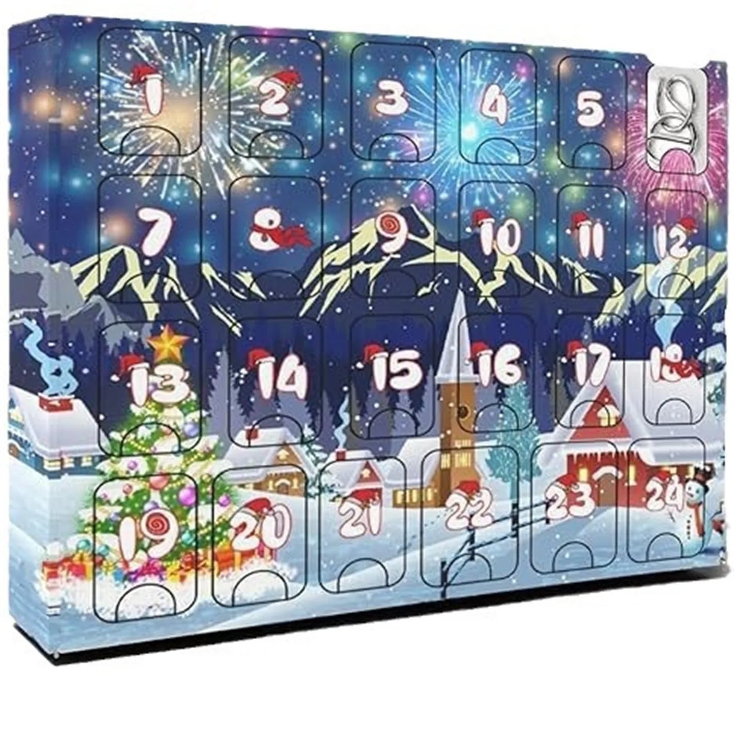 Calendario de Adviento de Navidad 24 Regalos Figuras de Juguete Lindas