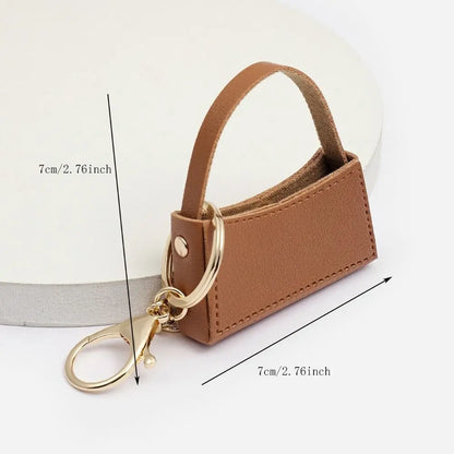 1+1 Free Birkin Inspired Mini Hand Bag - Candy Color Bag Charm Keychain