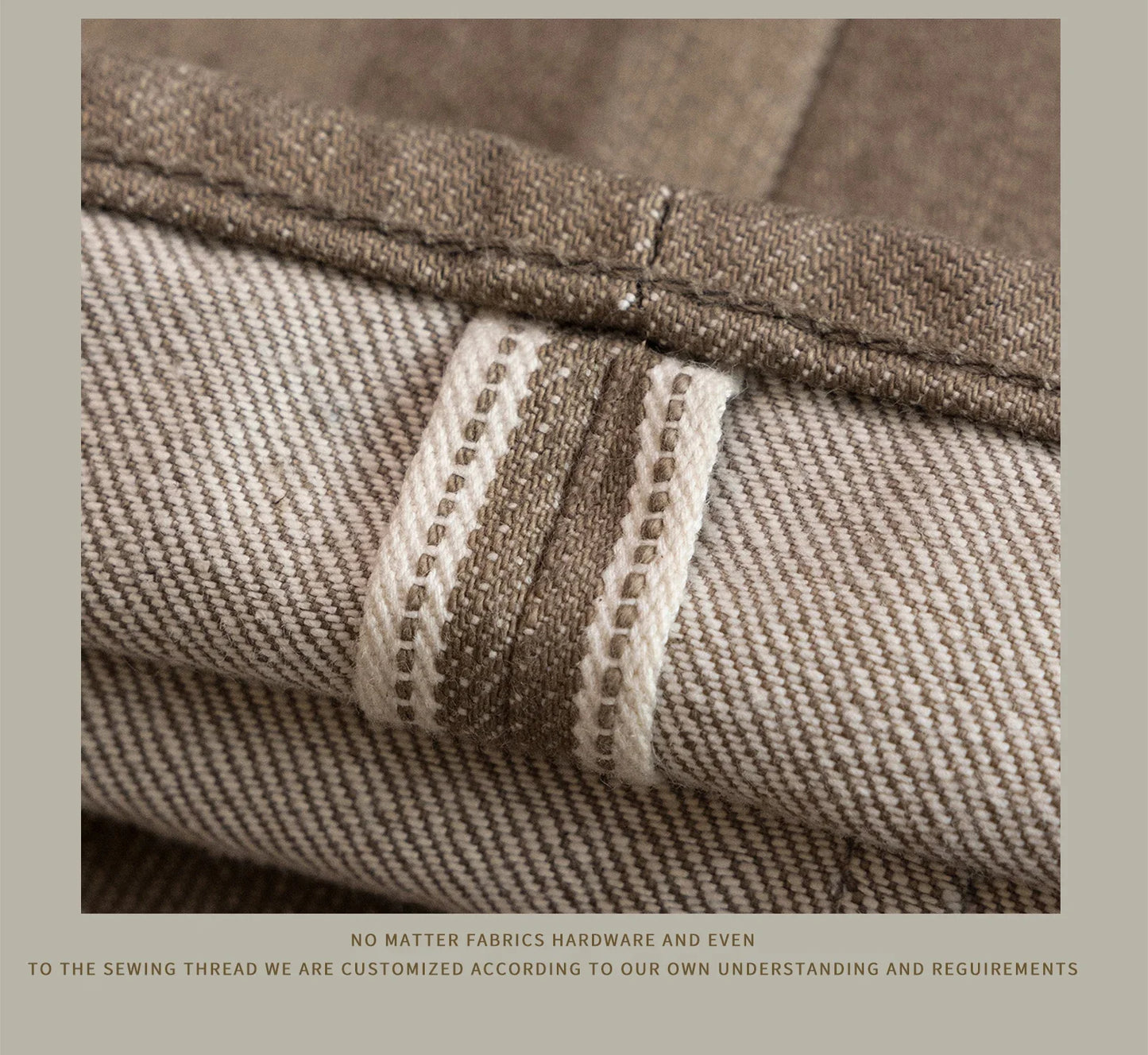 Holdbare avslappede rette jeans for menn - løse selvedge casual