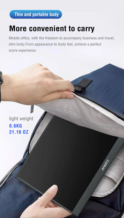 Draagbare Monitor 14.1 Inch Touch IPS HDR10 Tweede Scherm