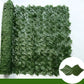 Faux Ivy Privacy Screen Panel - Indoor/Outdoor Green Leaf Garden Decoration for Home and Balcony