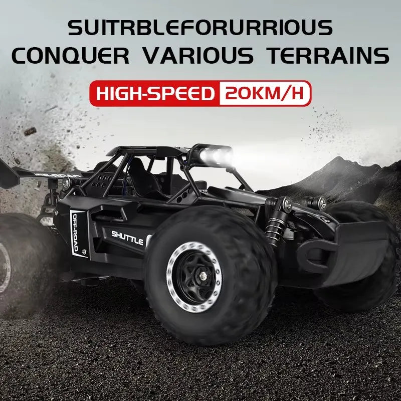Remote Control Car Drift 1:16 Off Road Alloy Truck 2.4G Radio LED Lights High Speed Fall 2025 Gift For Kids