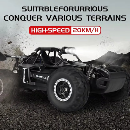 Remote Control Car Drift 1:16 Off Road Alloy Truck 2.4G Radio LED Lights High Speed Fall 2025 Gift For Kids